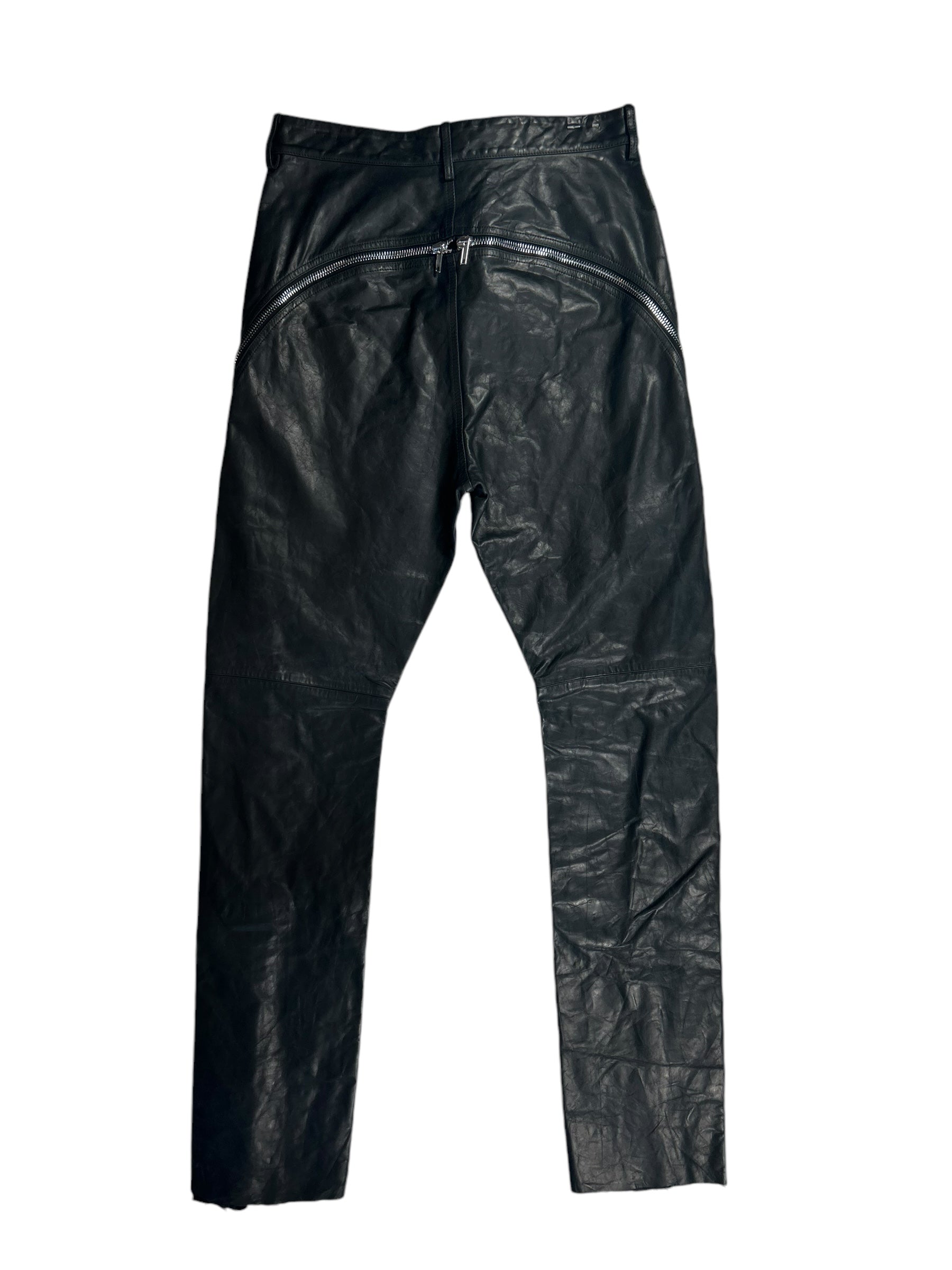 Rick Owens Bolan Banana Leather Pants